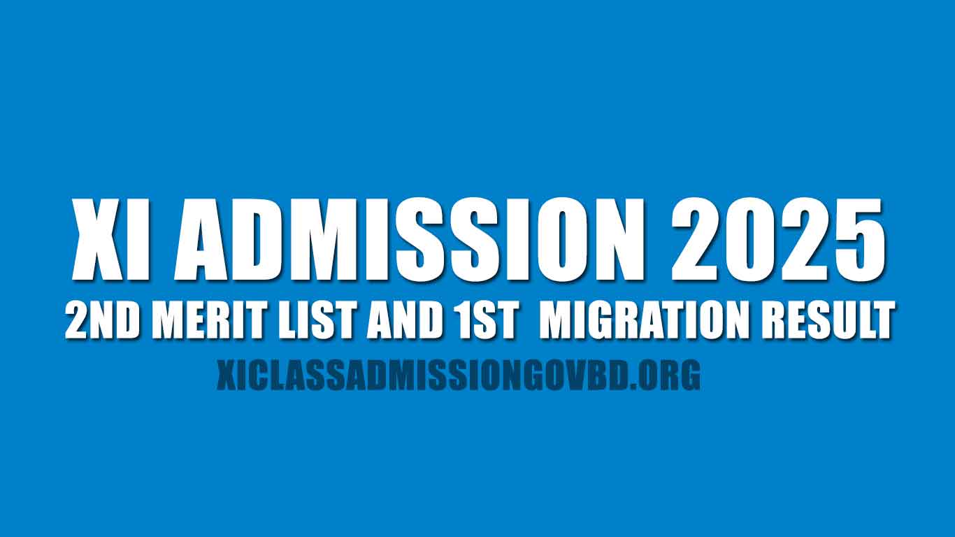 Xi-Admission-2nd-Merit-list result
